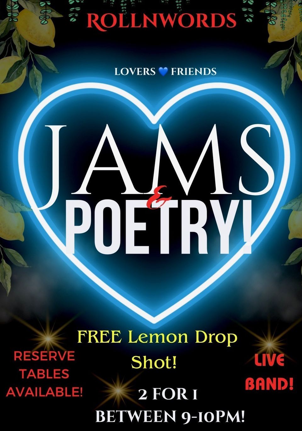 ROLLNWORDS Jams & Poetry, Season 2: SPEAK THAT WORD - Spoken Word Sets & Excerpts from All Over! 